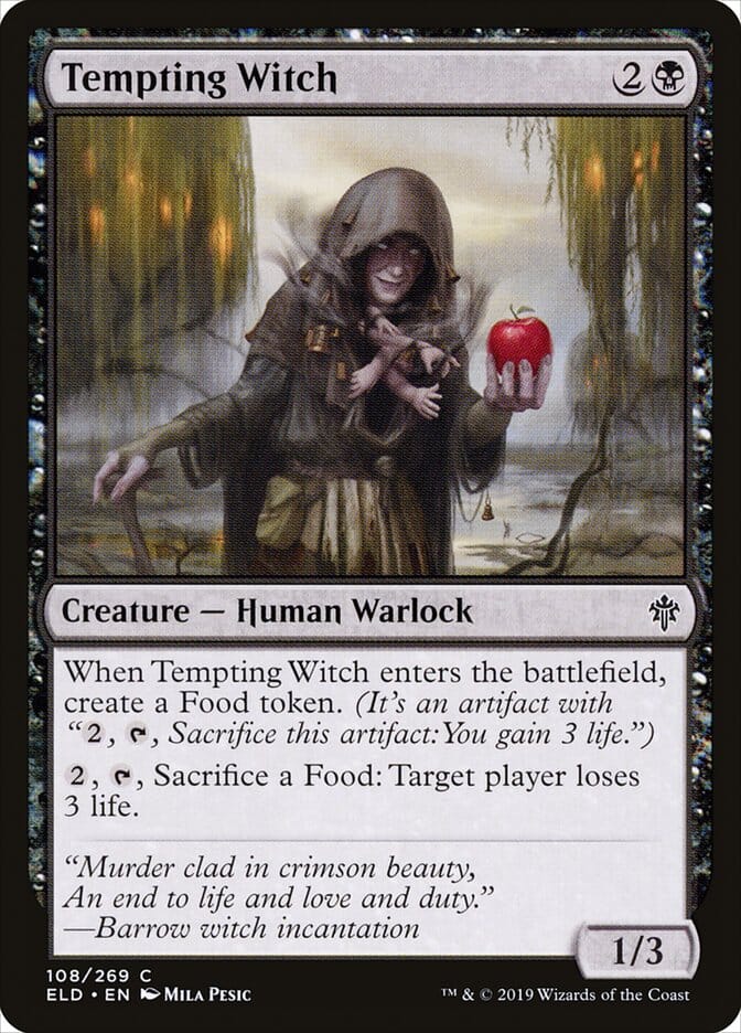 Tempting Witch [Throne of Eldraine] MTG Single Magic: The Gathering  | Multizone: Comics And Games