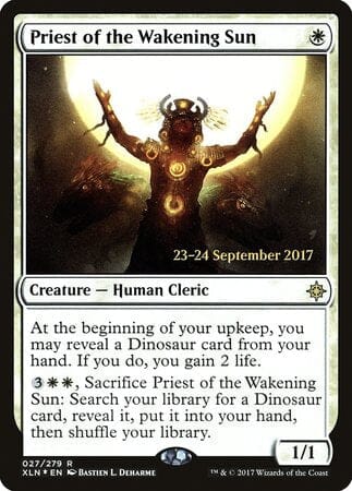 Priest of the Wakening Sun [Ixalan Promos] MTG Single Magic: The Gathering  | Multizone: Comics And Games