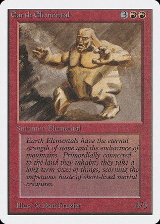 Earth Elemental [Unlimited Edition] MTG Single Magic: The Gathering  | Multizone: Comics And Games