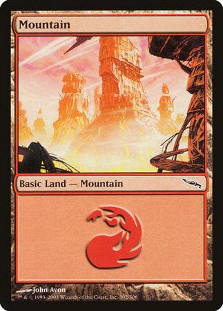 Mountain (302) [Mirrodin] MTG Single Magic: The Gathering  | Multizone: Comics And Games