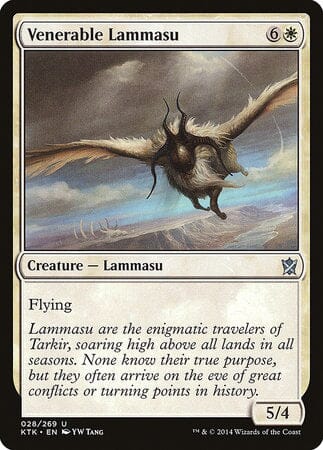 Venerable Lammasu [Khans of Tarkir] MTG Single Magic: The Gathering  | Multizone: Comics And Games