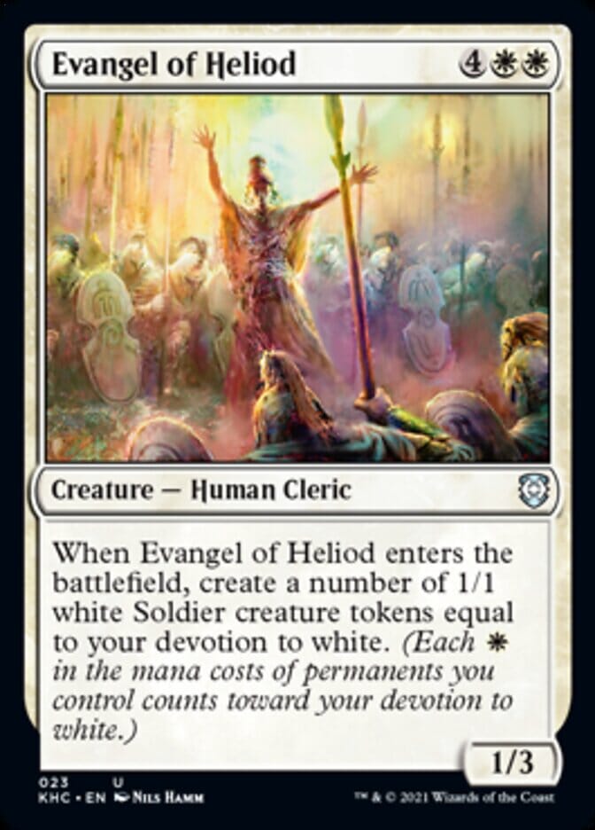 Evangel of Heliod [Kaldheim Commander] MTG Single Magic: The Gathering  | Multizone: Comics And Games