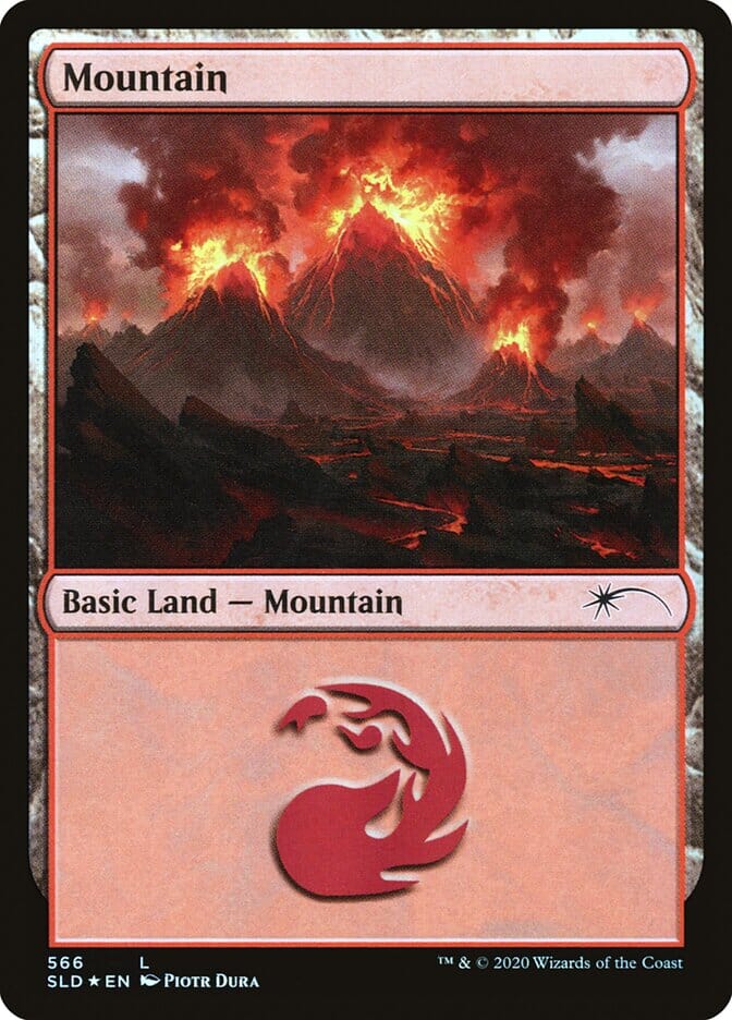 Mountain (Seismic) (566) [Secret Lair Drop Promos] MTG Single Magic: The Gathering  | Multizone: Comics And Games