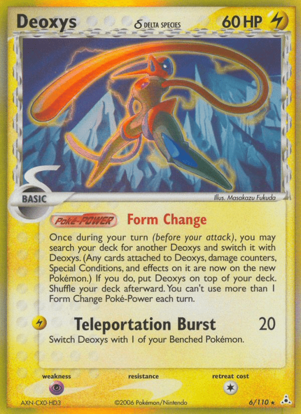 Deoxys (6/110) (Delta Species) [EX: Holon Phantoms] Pokemon Single Pokémon  | Multizone: Comics And Games