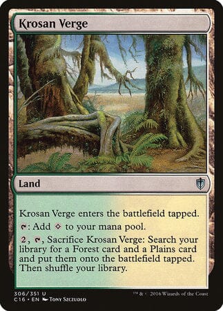 Krosan Verge [Commander 2016] MTG Single Magic: The Gathering  | Multizone: Comics And Games