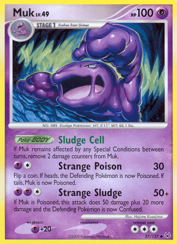 Muk (57/127) [Platinum: Base Set] Pokemon Single Pokémon  | Multizone: Comics And Games