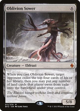 Oblivion Sower [Battle for Zendikar] MTG Single Magic: The Gathering  | Multizone: Comics And Games