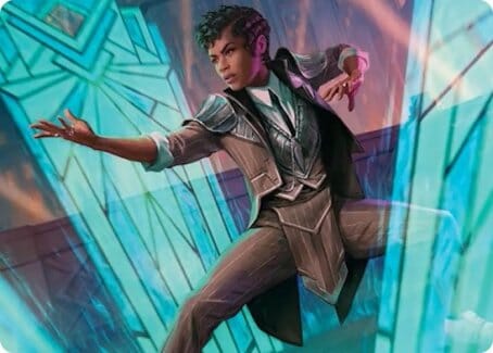 Dapper Shieldmate Art Card [Streets of New Capenna Art Series] MTG Single Magic: The Gathering  | Multizone: Comics And Games