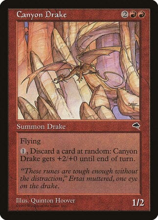 Canyon Drake [Tempest] MTG Single Magic: The Gathering  | Multizone: Comics And Games