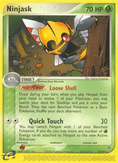 Ninjask (18/97) [EX: Dragon] Pokemon Single Pokémon  | Multizone: Comics And Games