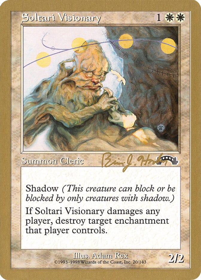 Soltari Visionary (Brian Hacker) [World Championship Decks 1998] MTG Single Magic: The Gathering  | Multizone: Comics And Games