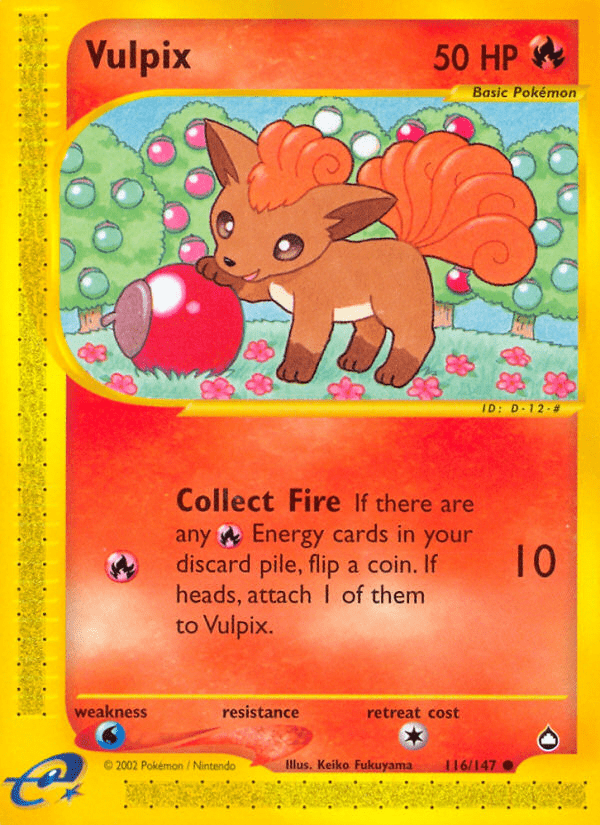 Vulpix (116/147) [Aquapolis] Pokemon Single Pokémon  | Multizone: Comics And Games