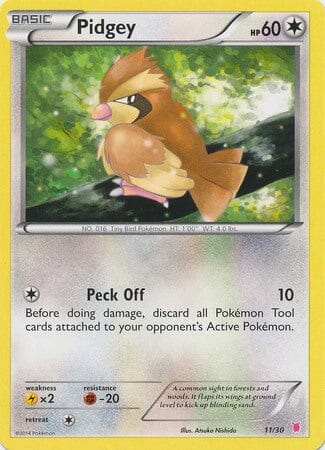 Pidgey (11/30) [XY: Trainer Kit 1 - Wigglytuff] Pokemon Single Pokémon  | Multizone: Comics And Games