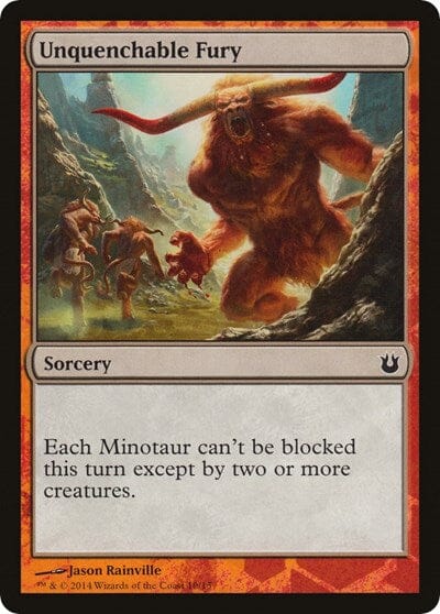 Unquenchable Fury [Hero's Path Promos] MTG Single Magic: The Gathering  | Multizone: Comics And Games