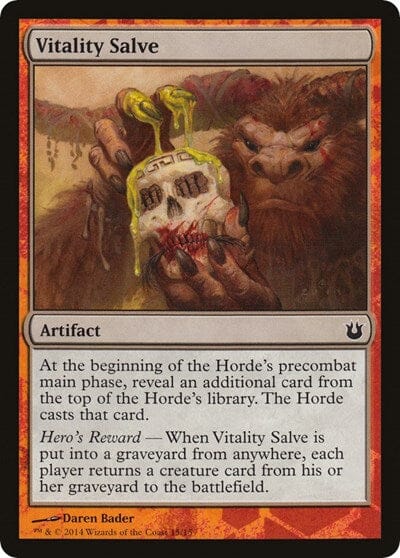 Vitality Salve [Hero's Path Promos] MTG Single Magic: The Gathering  | Multizone: Comics And Games
