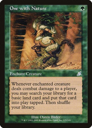 One with Nature [Scourge] MTG Single Magic: The Gathering  | Multizone: Comics And Games