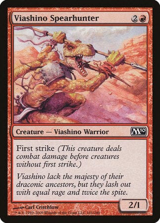 Viashino Spearhunter [Magic 2010] MTG Single Magic: The Gathering  | Multizone: Comics And Games