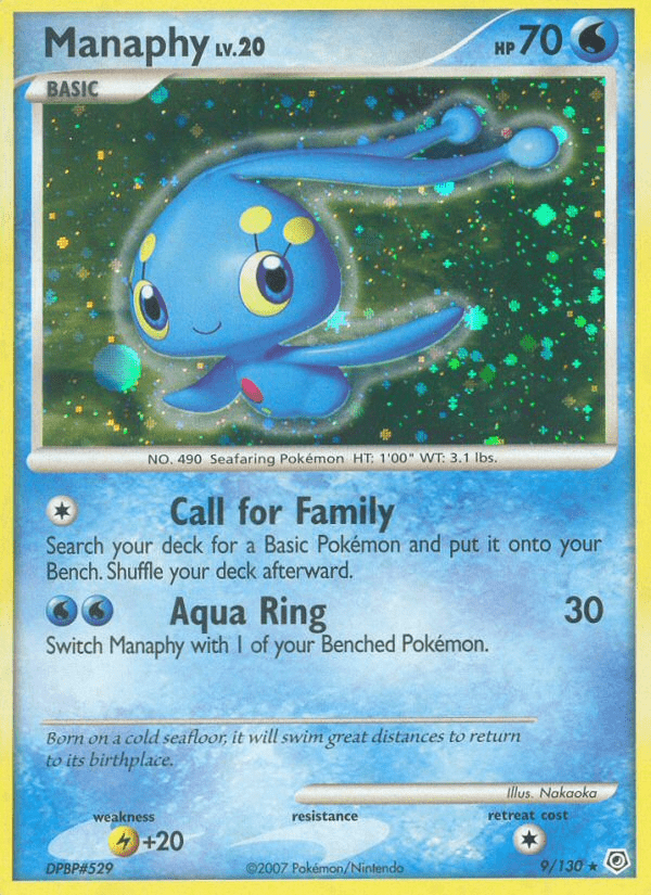 Manaphy (9/130) [Diamond & Pearl: Base Set] Pokemon Single Pokémon  | Multizone: Comics And Games