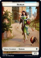 Human // Beast Double-sided Token (Challenger 2021) [Unique and Miscellaneous Promos] MTG Single Magic: The Gathering  | Multizone: Comics And Games