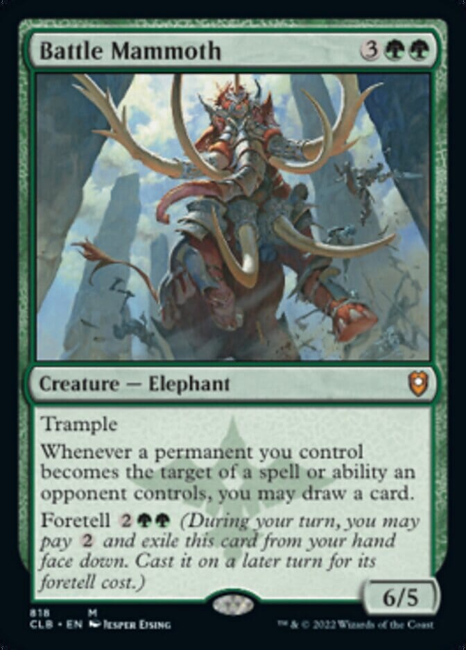 Battle Mammoth [Commander Legends: Battle for Baldur's Gate] MTG Single Magic: The Gathering  | Multizone: Comics And Games