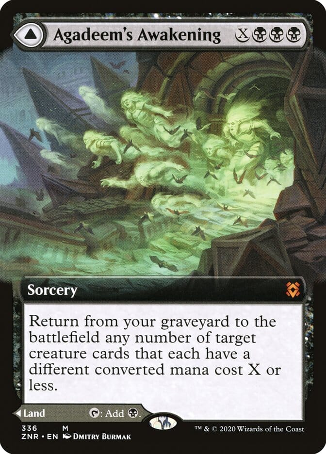 Agadeem's Awakening // Agadeem, the Undercrypt (Extended Art) [Zendikar Rising] MTG Single Magic: The Gathering  | Multizone: Comics And Games