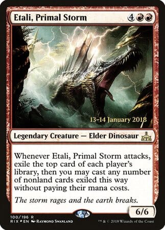 Etali, Primal Storm [Rivals of Ixalan Promos] MTG Single Magic: The Gathering  | Multizone: Comics And Games