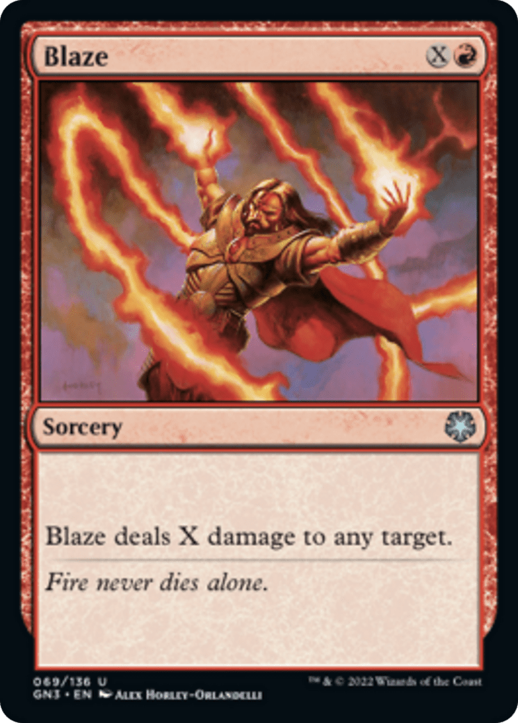 Blaze [Game Night: Free-for-All] MTG Single Magic: The Gathering  | Multizone: Comics And Games
