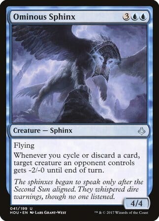 Ominous Sphinx [Hour of Devastation] MTG Single Magic: The Gathering  | Multizone: Comics And Games