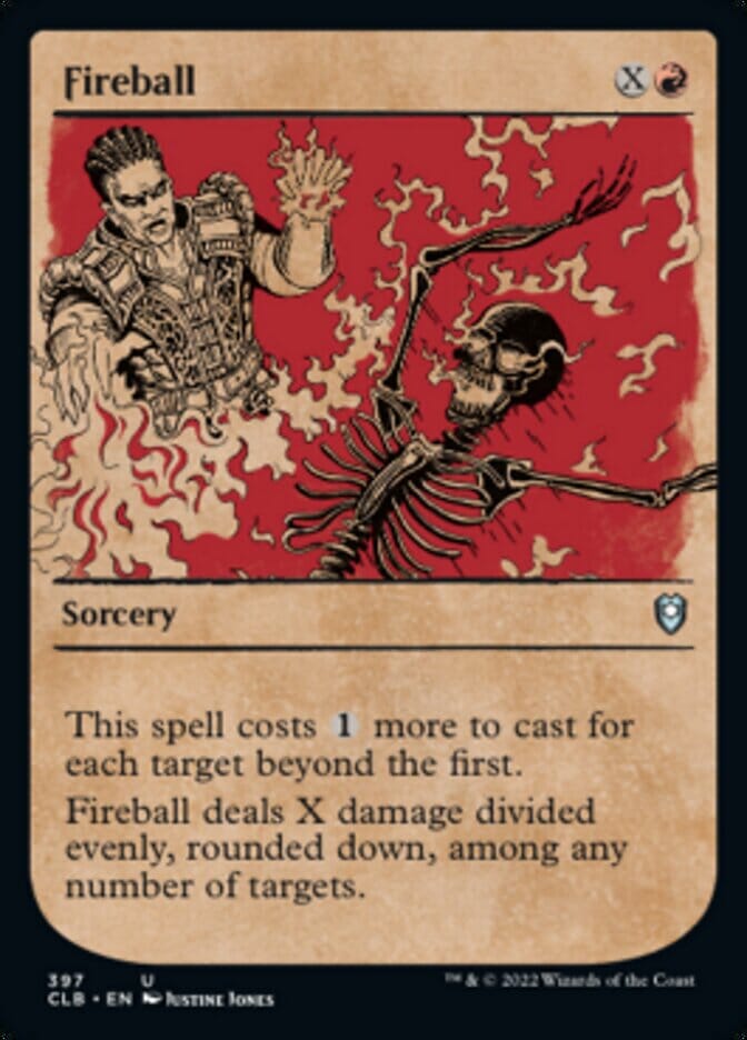 Fireball (Showcase) [Commander Legends: Battle for Baldur's Gate] MTG Single Magic: The Gathering  | Multizone: Comics And Games