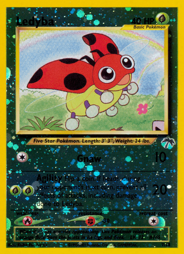 Ledyba (7/18) [Southern Islands] Pokemon Single Pokémon  | Multizone: Comics And Games
