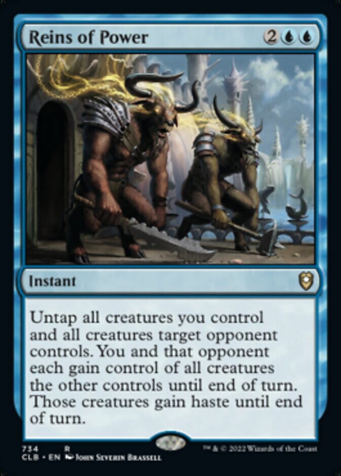 Reins of Power [Commander Legends: Battle for Baldur's Gate] MTG Single Magic: The Gathering  | Multizone: Comics And Games