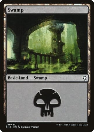 Swamp (299) [Commander Anthology Volume II] MTG Single Magic: The Gathering  | Multizone: Comics And Games