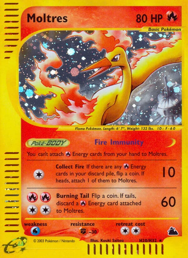 Moltres (H20/H32) [Skyridge] Pokemon Single Pokémon  | Multizone: Comics And Games