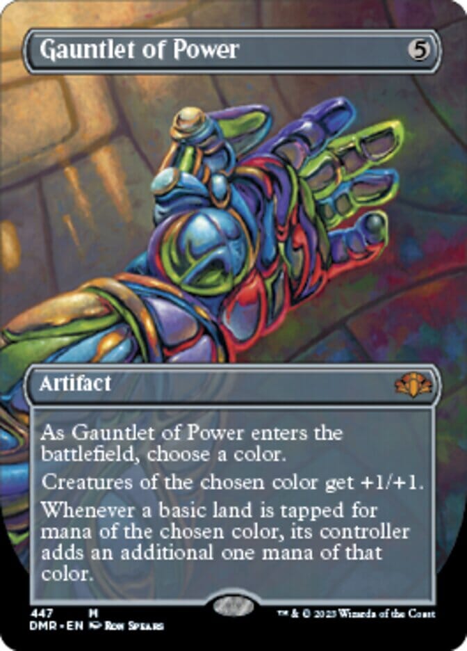 Gauntlet of Power (Borderless Alternate Art) [Dominaria Remastered] MTG Single Magic: The Gathering  | Multizone: Comics And Games
