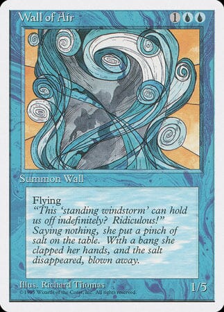Wall of Air [Fourth Edition] MTG Single Magic: The Gathering  | Multizone: Comics And Games