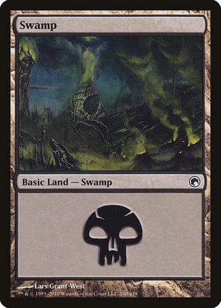 Swamp (240) [Scars of Mirrodin] MTG Single Magic: The Gathering  | Multizone: Comics And Games