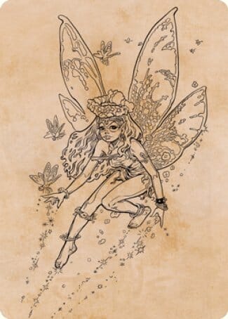 Pixie Guide (Showcase) Art Card [Dungeons & Dragons: Adventures in the Forgotten Realms Art Series] MTG Single Magic: The Gathering  | Multizone: Comics And Games