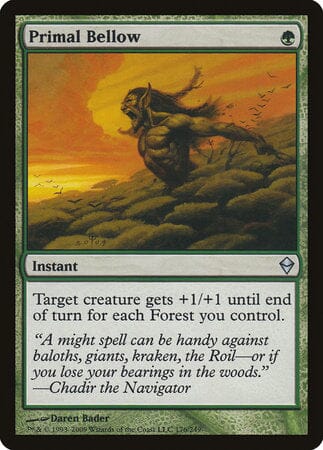 Primal Bellow [Zendikar] MTG Single Magic: The Gathering  | Multizone: Comics And Games