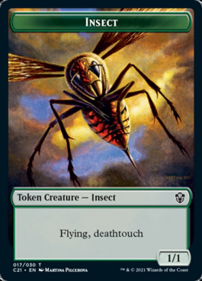 Beast (011) // Insect Token [Commander 2021 Tokens] MTG Single Magic: The Gathering  | Multizone: Comics And Games