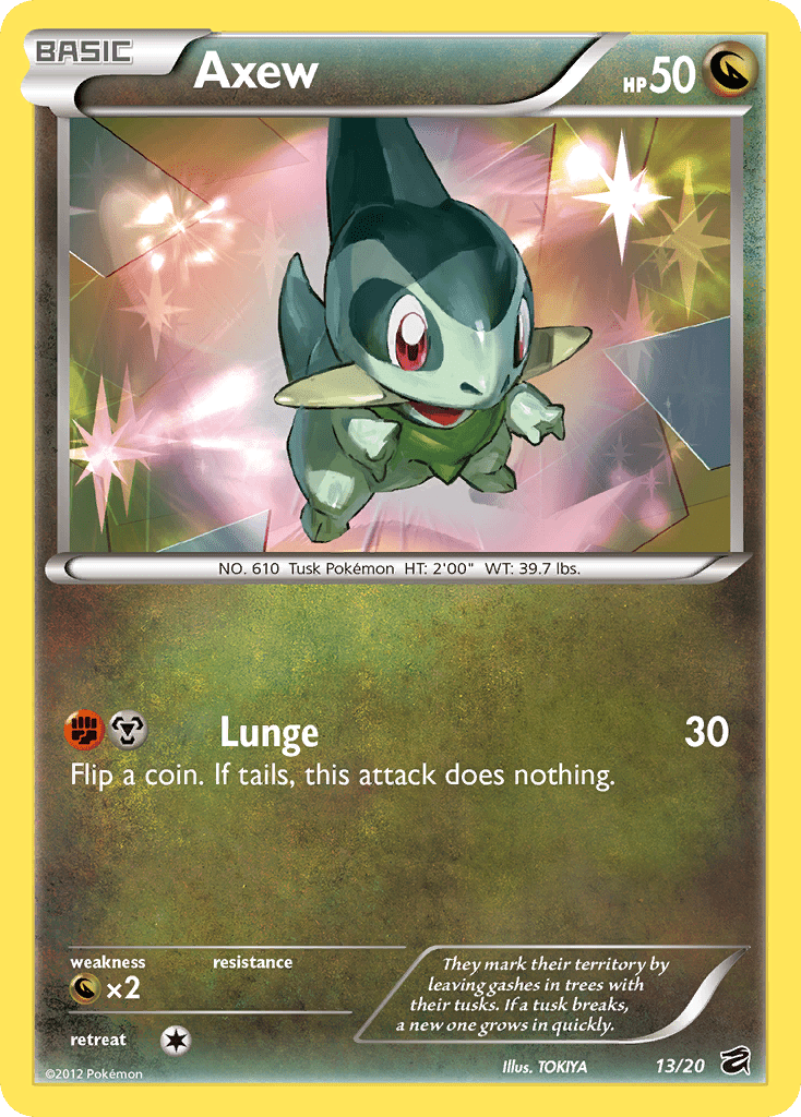 Axew (13/20) [Black & White: Dragon Vault] Pokemon Single Pokémon  | Multizone: Comics And Games
