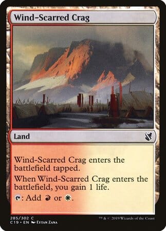 Wind-Scarred Crag [Commander 2019] MTG Single Magic: The Gathering  | Multizone: Comics And Games