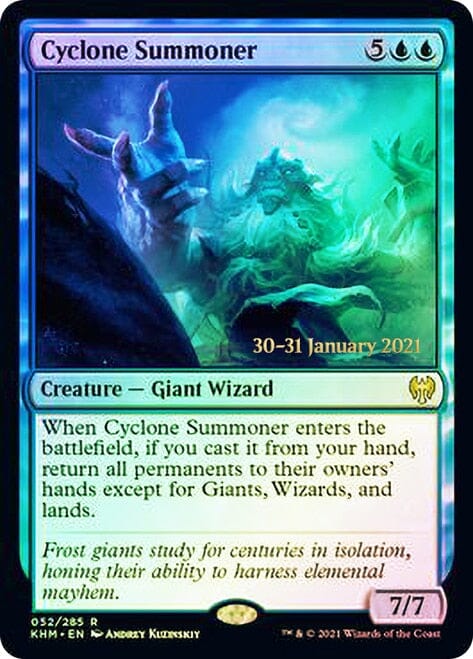 Cyclone Summoner [Kaldheim Prerelease Promos] MTG Single Magic: The Gathering  | Multizone: Comics And Games