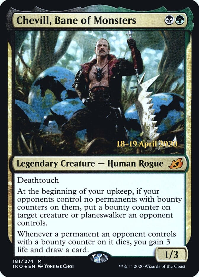 Chevill, Bane of Monsters [Ikoria: Lair of Behemoths Prerelease Promos] MTG Single Magic: The Gathering  | Multizone: Comics And Games