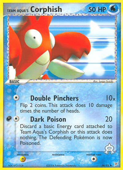 Team Aqua's Corphish (26/95) [EX: Team Magma vs Team Aqua] Pokemon Single Pokémon  | Multizone: Comics And Games