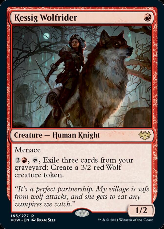 Kessig Wolfrider [Innistrad: Crimson Vow] MTG Single Magic: The Gathering  | Multizone: Comics And Games