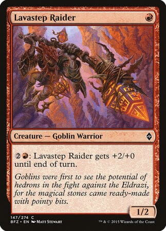 Lavastep Raider [Battle for Zendikar] MTG Single Magic: The Gathering  | Multizone: Comics And Games