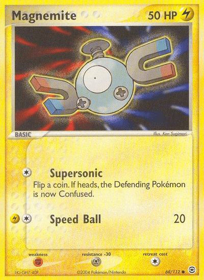 Magnemite (68/112) [EX: FireRed & LeafGreen] Pokemon Single Pokémon  | Multizone: Comics And Games