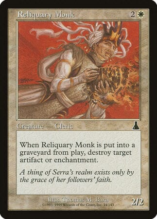 Reliquary Monk [Urza's Destiny] MTG Single Magic: The Gathering  | Multizone: Comics And Games