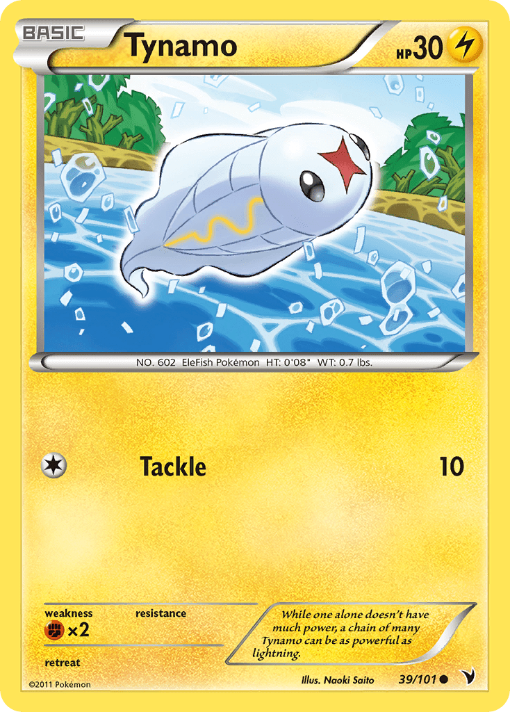 Tynamo (39/101) [Black & White: Noble Victories] Pokemon Single Pokémon  | Multizone: Comics And Games