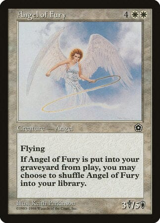 Angel of Fury [Portal Second Age] MTG Single Magic: The Gathering  | Multizone: Comics And Games